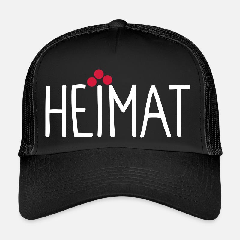 Heimat - Trucker Cap - Schwarz/Schwarz