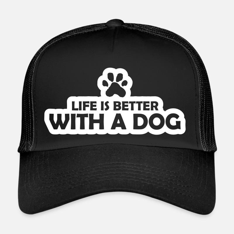 better with a dog Trucker Cap