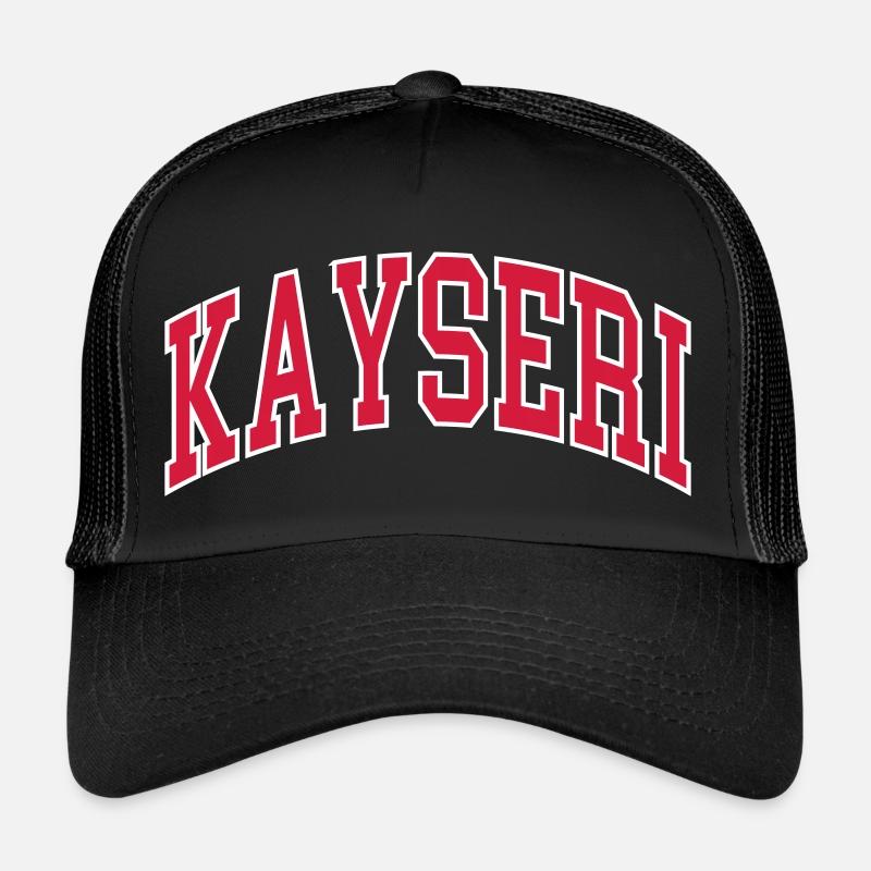 Kayseri - Trucker Cap - Schwarz/Schwarz