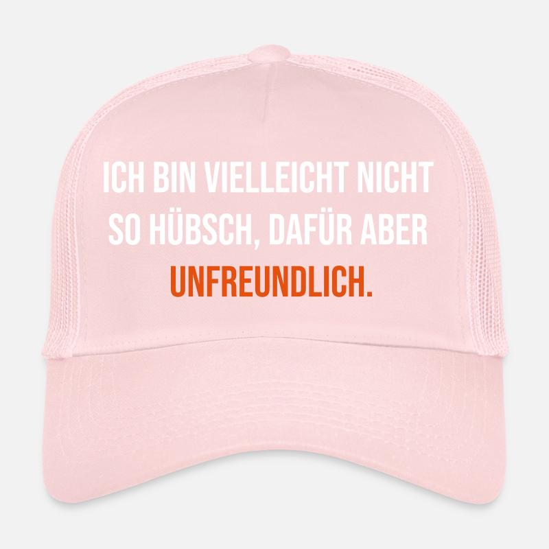 Ich bin vielleicht nicht so hübsch unfreundlich Trucker Cap