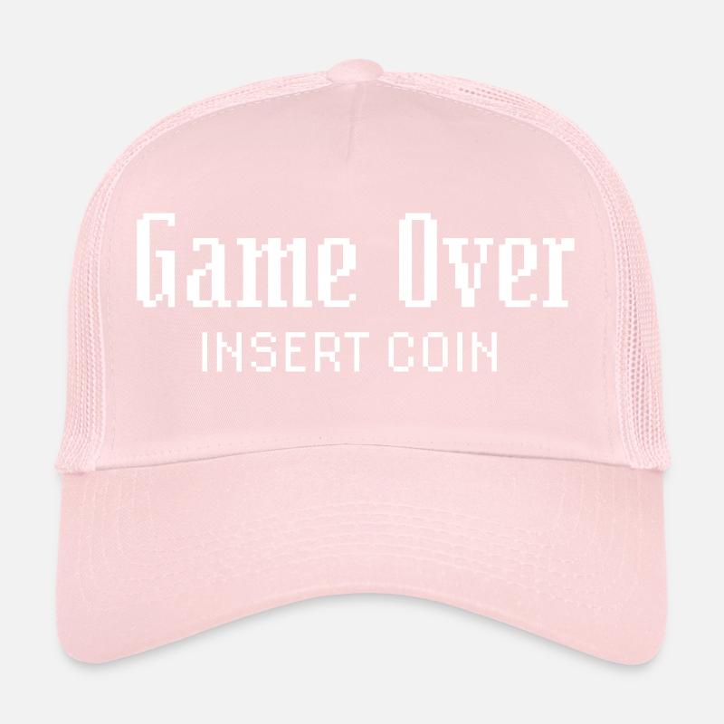 Game Over Insert Coin Trucker Cap