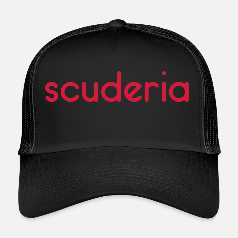 Scuderia - Customizable - Trucker Cap - black/black