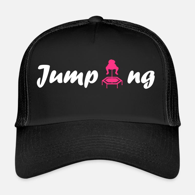 trampoline sauteuse cadeau saut sautant Casquette trucker 
