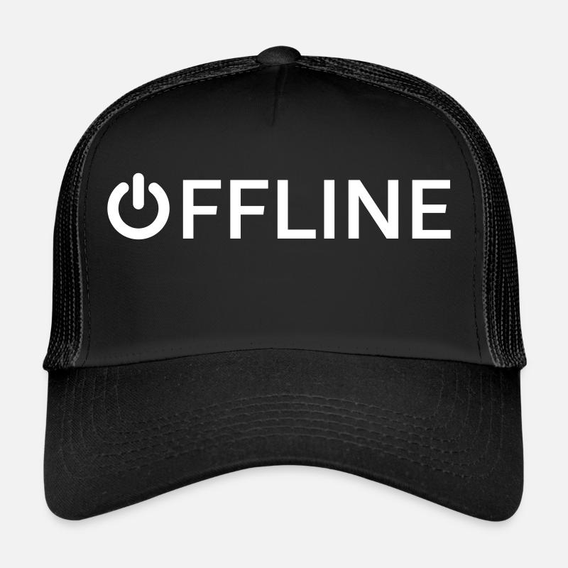 Offline - Trucker Cap - black/black