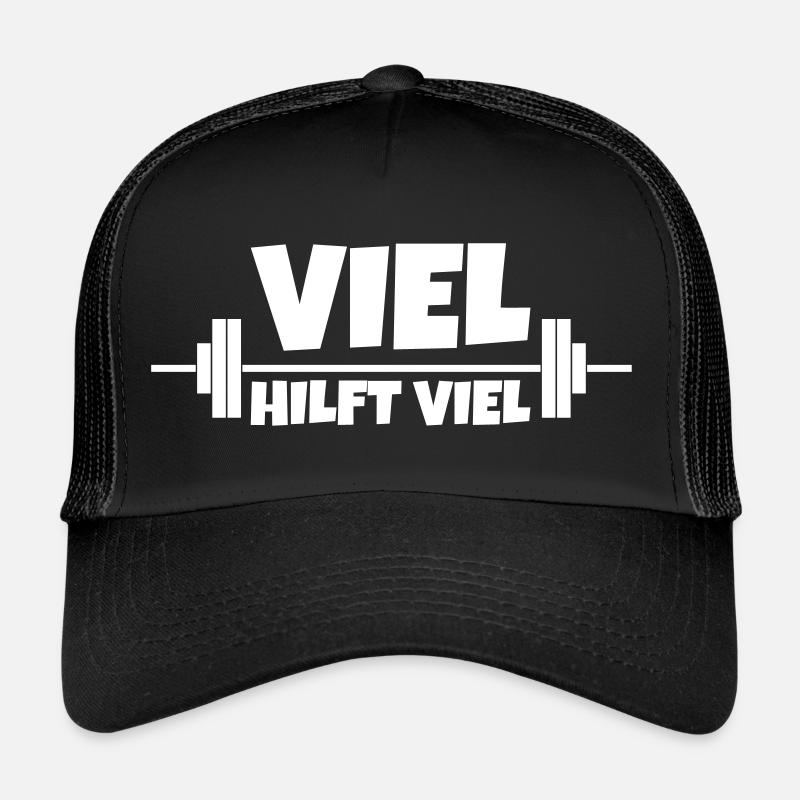 Beaucoup aide beaucoup - cadeau pour les bodybuilders Casquette trucker 