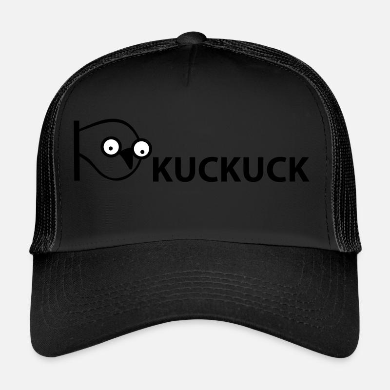 kuckuck - Trucker Cap - Schwarz/Schwarz