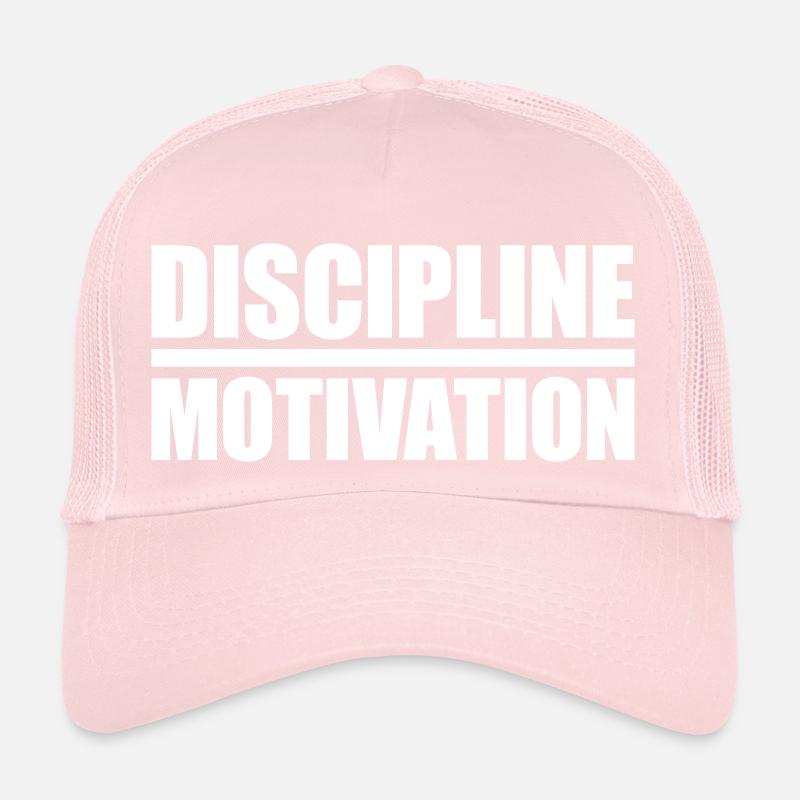 Citation de discipline sur la motivation Casquette trucker 