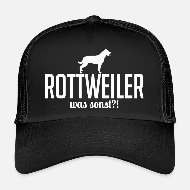 ROTTWEILER was sonst Hundespruch Wilsigns Hunde Trucker Cap