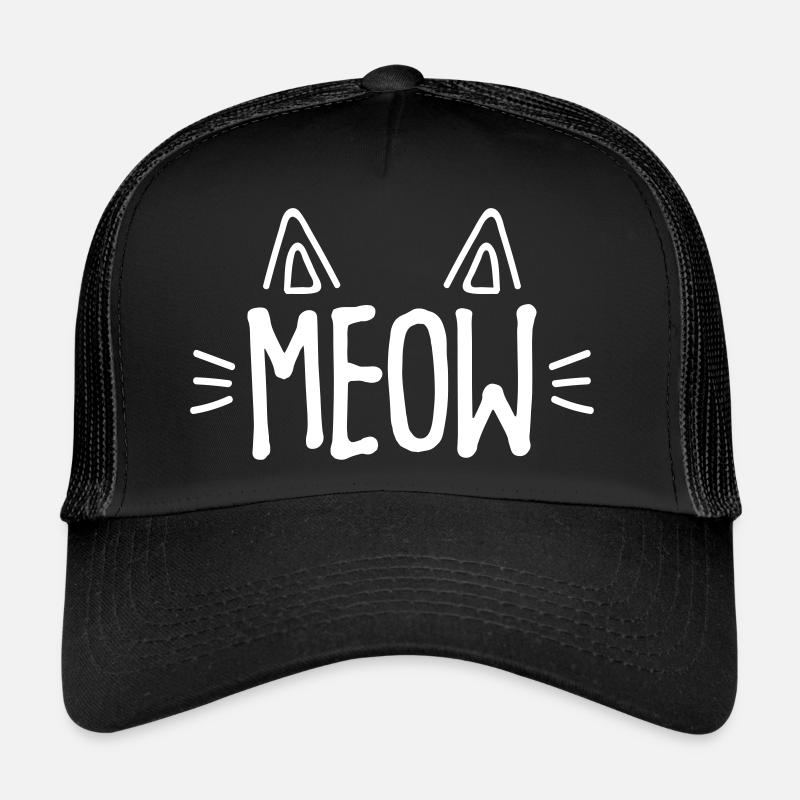 Funny Cat Meow - katze Trucker Cap