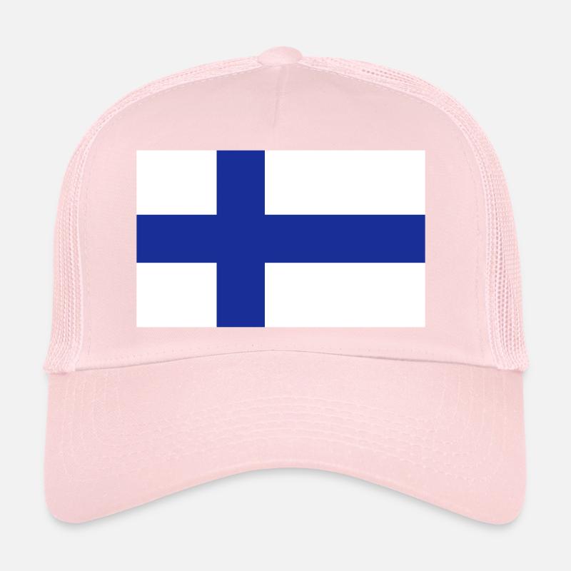 Drapeau de la Finlande Casquette trucker 