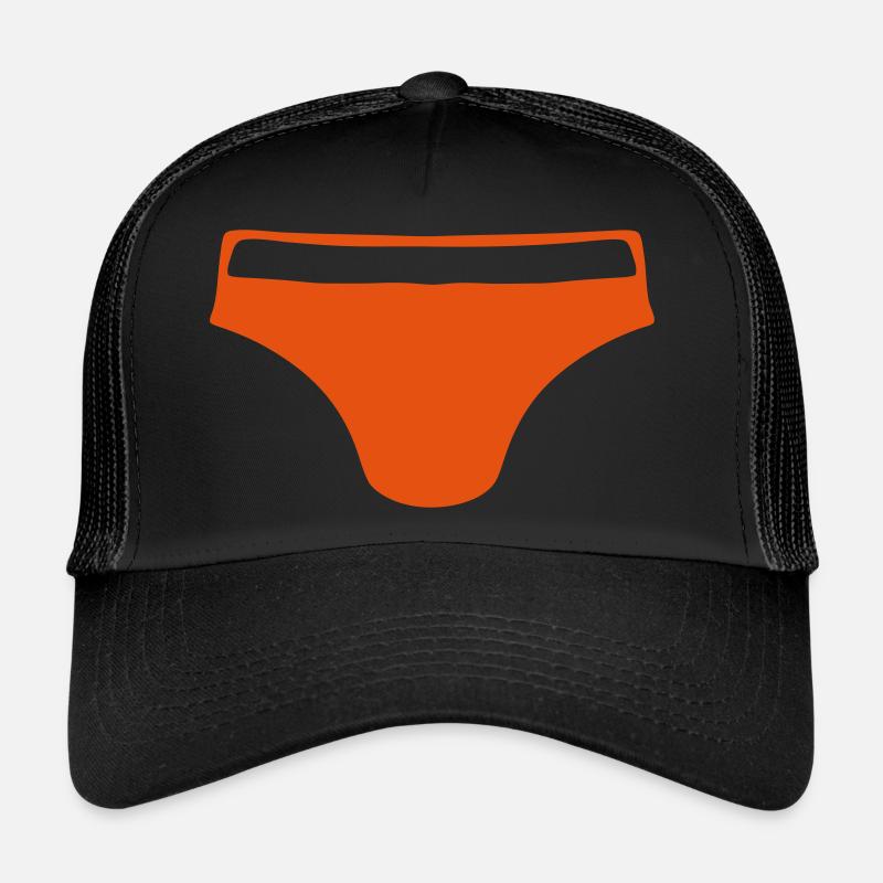 slip - Casquette trucker  - noir/noir