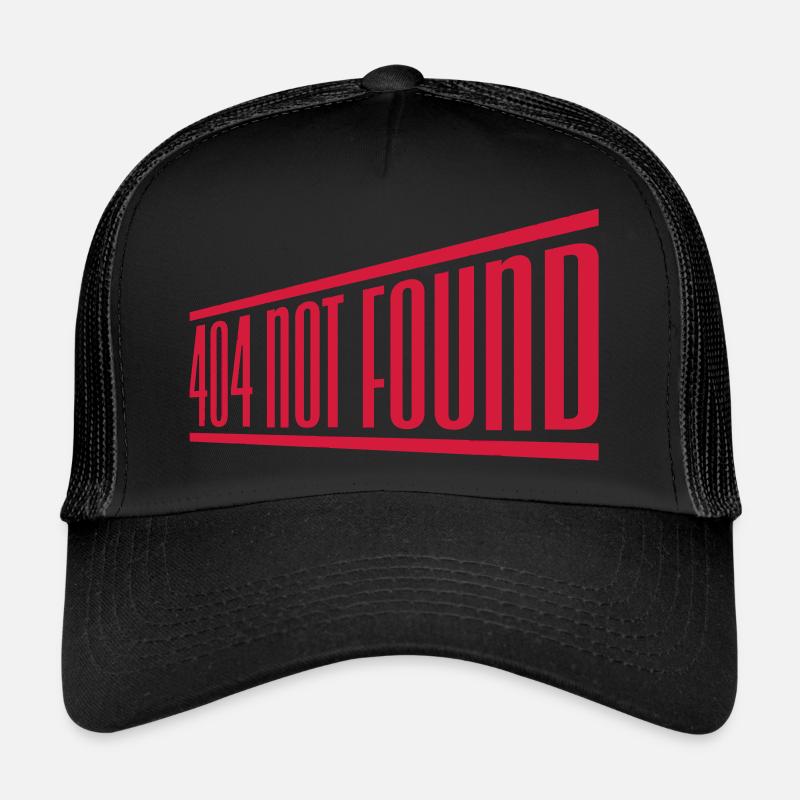 Connexion de message de l’ordinateur 404 Casquette trucker 