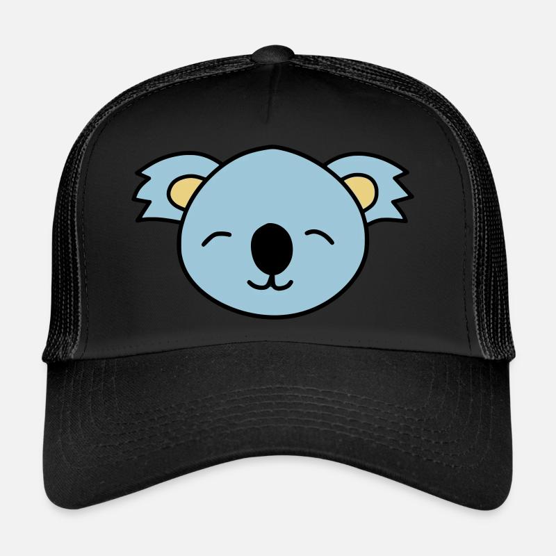 Cute Koala bear - Trucker Cap - black/black