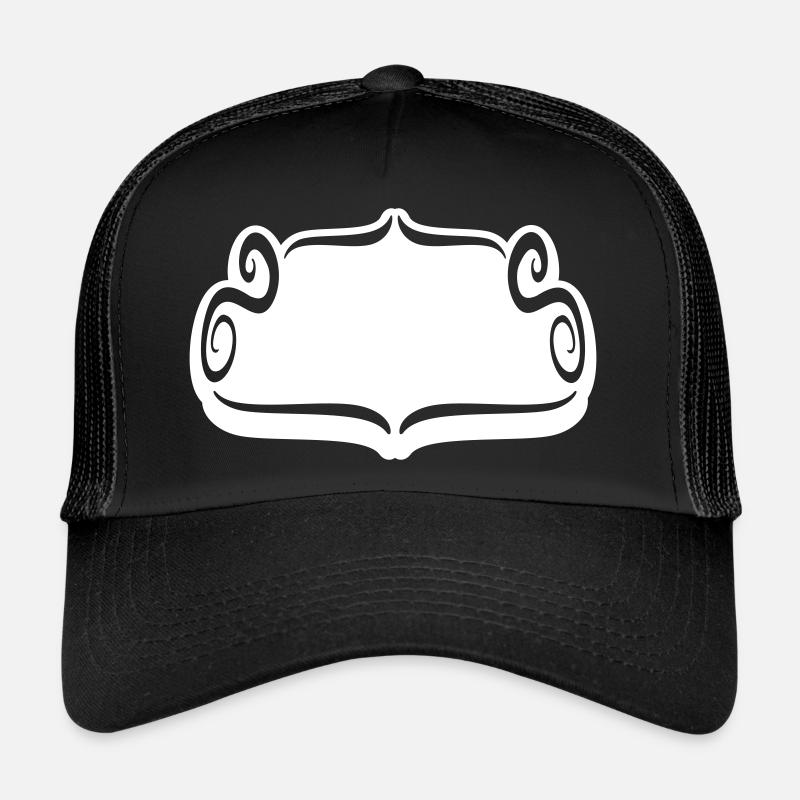 Frame decorative artistic ornament Trucker Cap