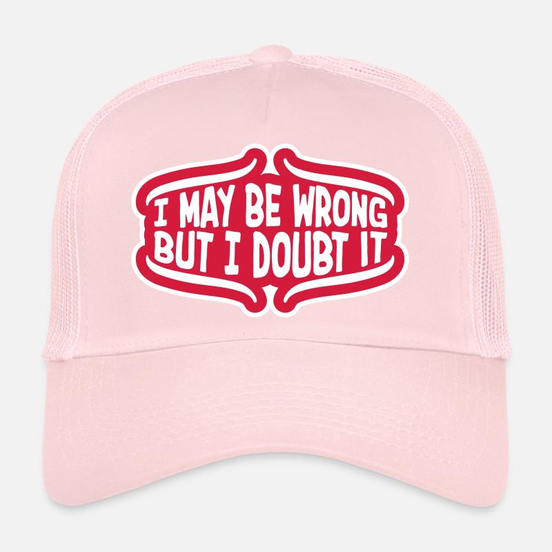 Je peux me tromper Casquette trucker 