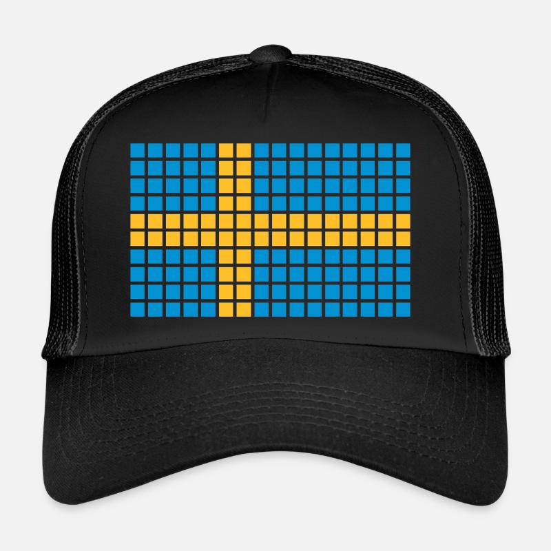 Sweden mosaic Trucker Cap