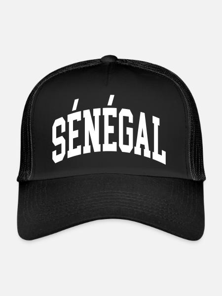 Sénégal - Casquette trucker  - noir/noir