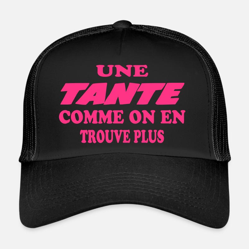 AN AUNT LIKE WE FIND MORE - Trucker Cap - black/black