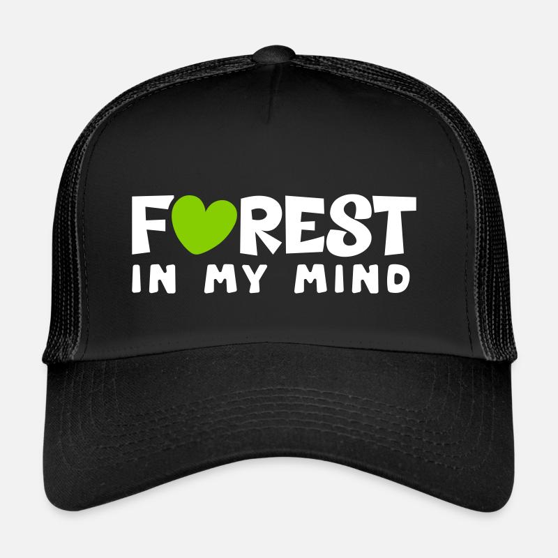 Forest - Trucker Cap - black/black
