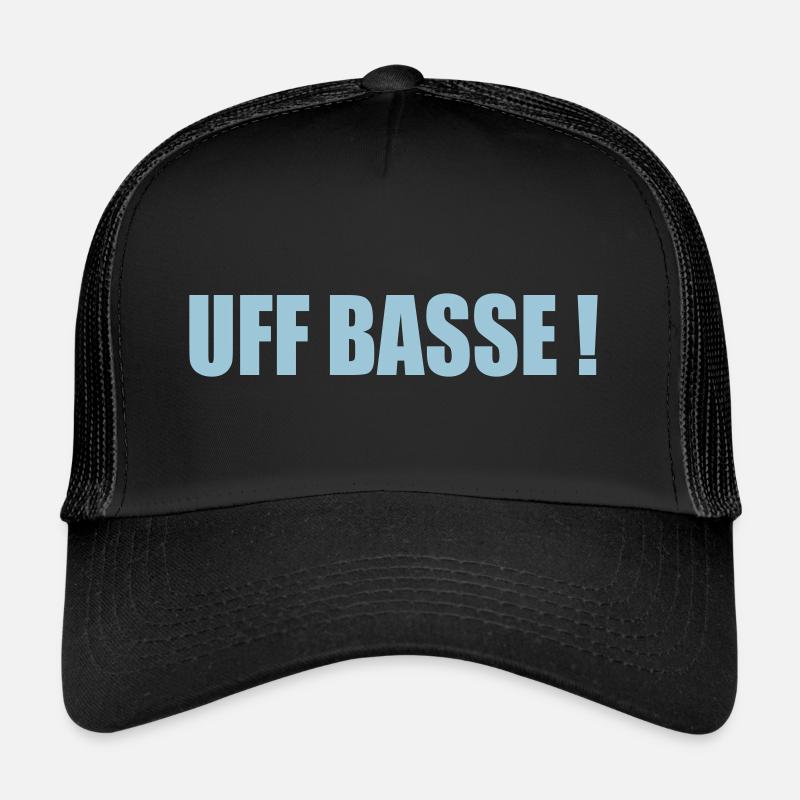 UFFBASSE - Trucker Cap - Schwarz/Schwarz