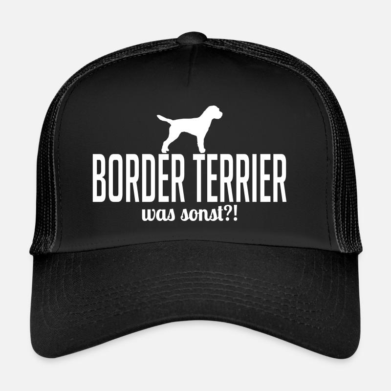 BORDER TERRIER what else - Trucker Cap - black/black