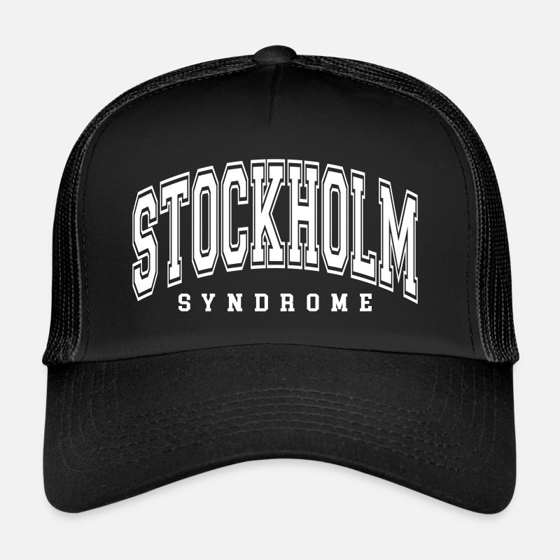 Stockholm Syndrome - Trucker Cap - Schwarz/Schwarz