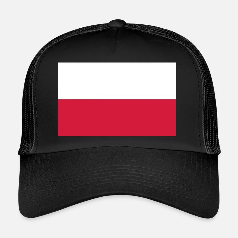 Drapeau de la Pologne Casquette trucker 