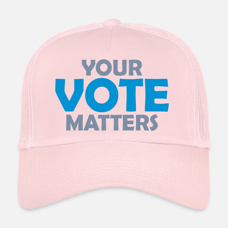 votre vote compte citation Casquette trucker 