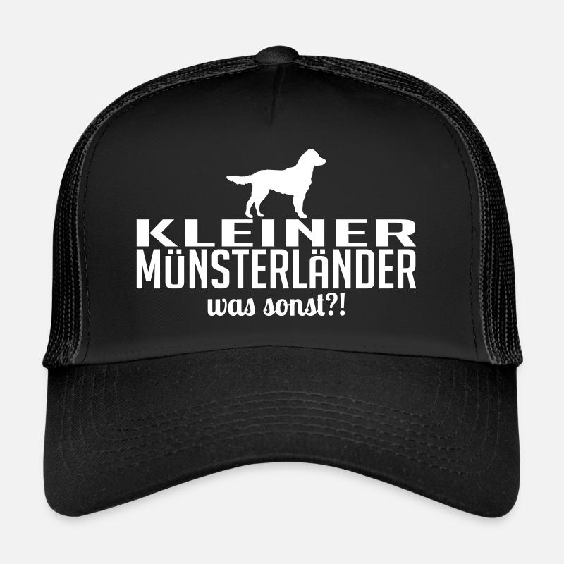 KLEINER MÜNSTERLÄNDER was sonst - Trucker Cap - Schwarz/Schwarz
