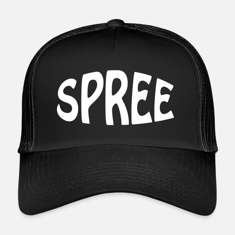 SPREE - Trucker Cap - Schwarz/Schwarz