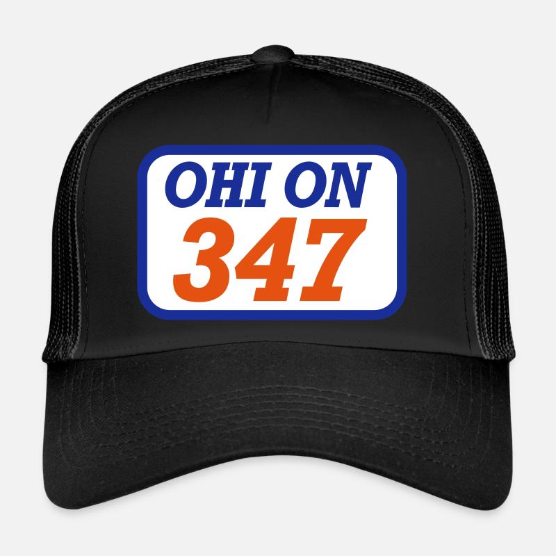 Fini 347 - Casquette trucker  - noir/noir