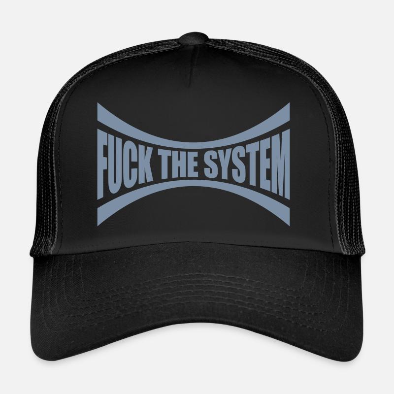 Fuck l'anarchie du système Casquette trucker 
