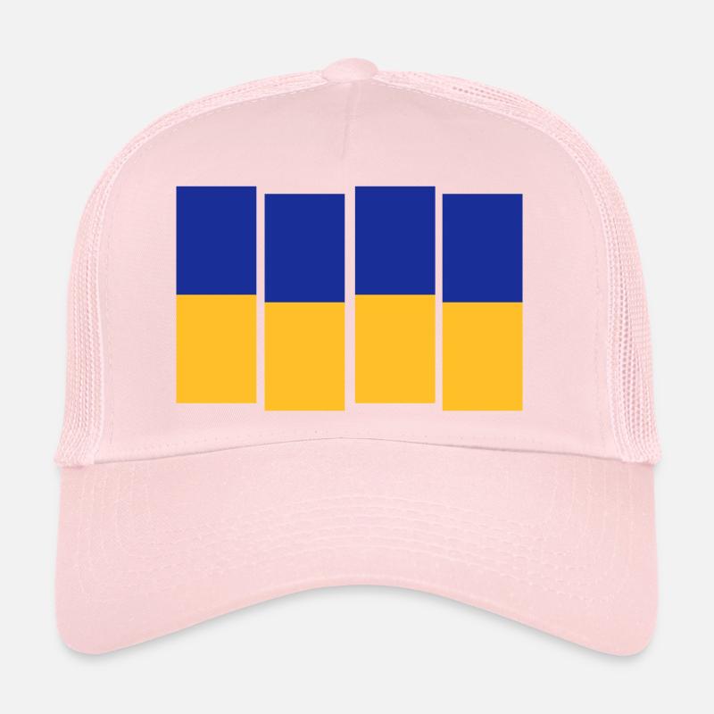 Black Ukraine Flag Trucker Cap