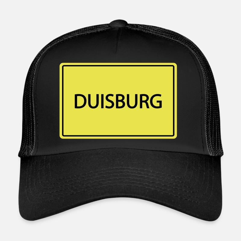 Panneau de la ville Duisbourg Casquette trucker 