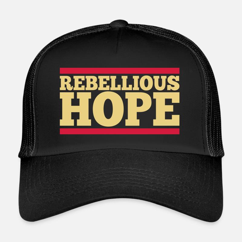 L’espoir rebelle | Les couleurs peuvent être changées Casquette trucker 
