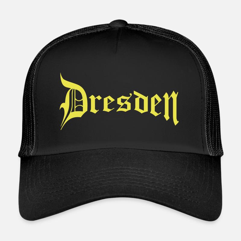 Dresden - Trucker Cap - Schwarz/Schwarz