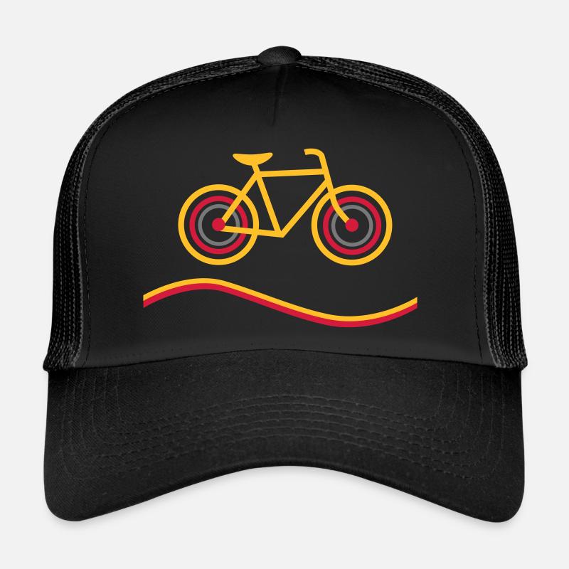 bicycle - Trucker Cap - black/black