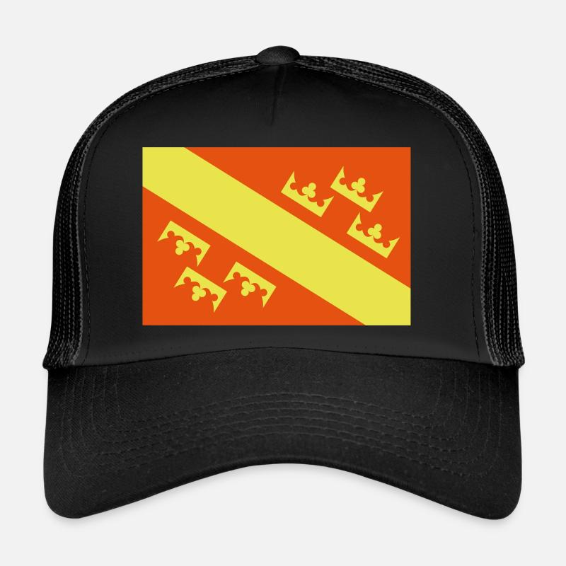 Haute Alsace - Casquette trucker  - noir/noir