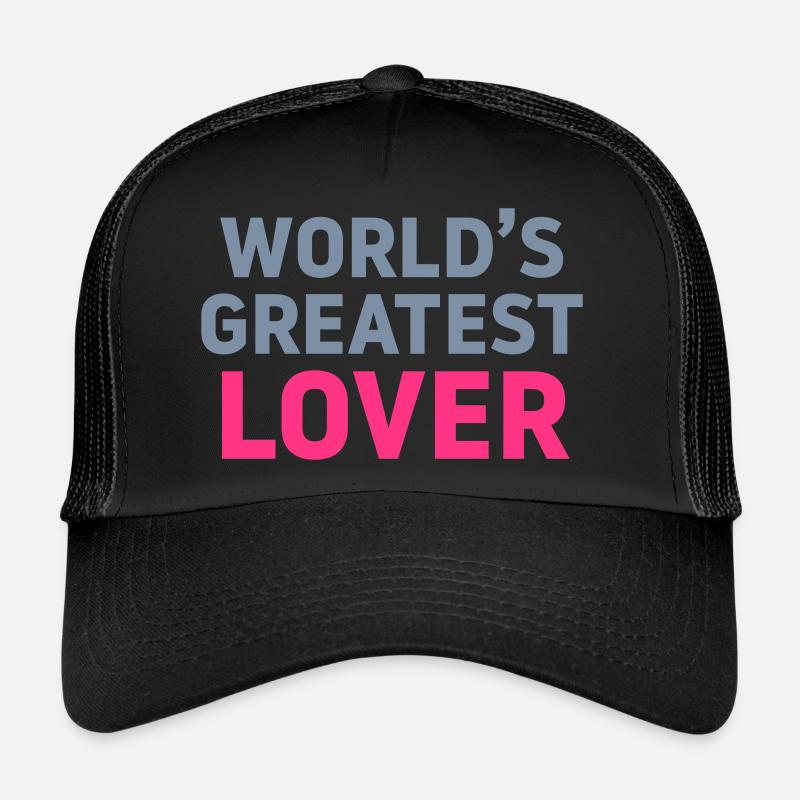 World's greatest lover macho self-confident satire Trucker Cap