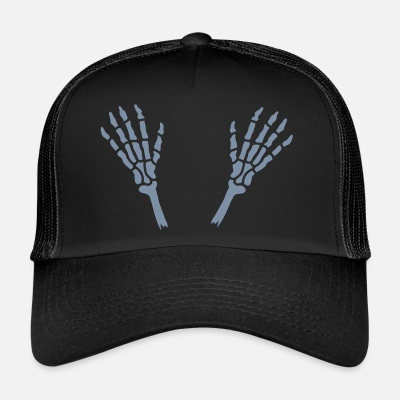 Severed Skeleton Hands Bones Trucker Cap