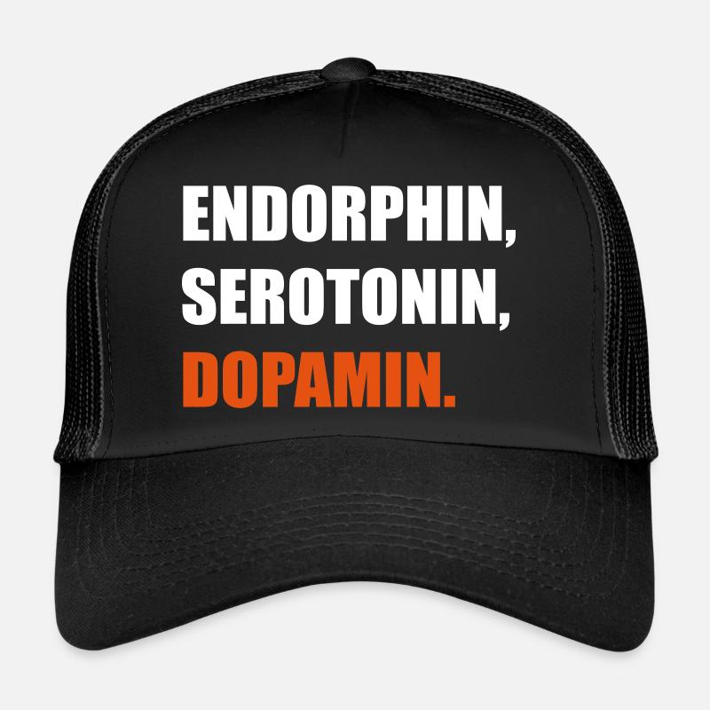 sportif - Casquette trucker  - noir/noir