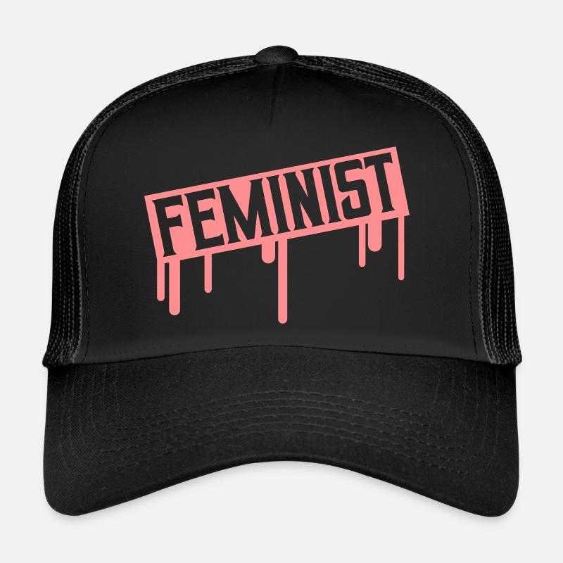 Timbre Graffiti Féministe Casquette trucker 