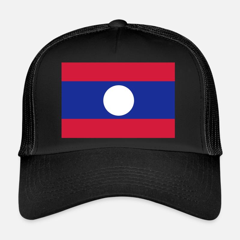 Flagge von Laos Trucker Cap