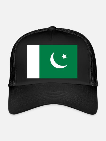 Pakistan - Casquette trucker  - noir/noir - Devant