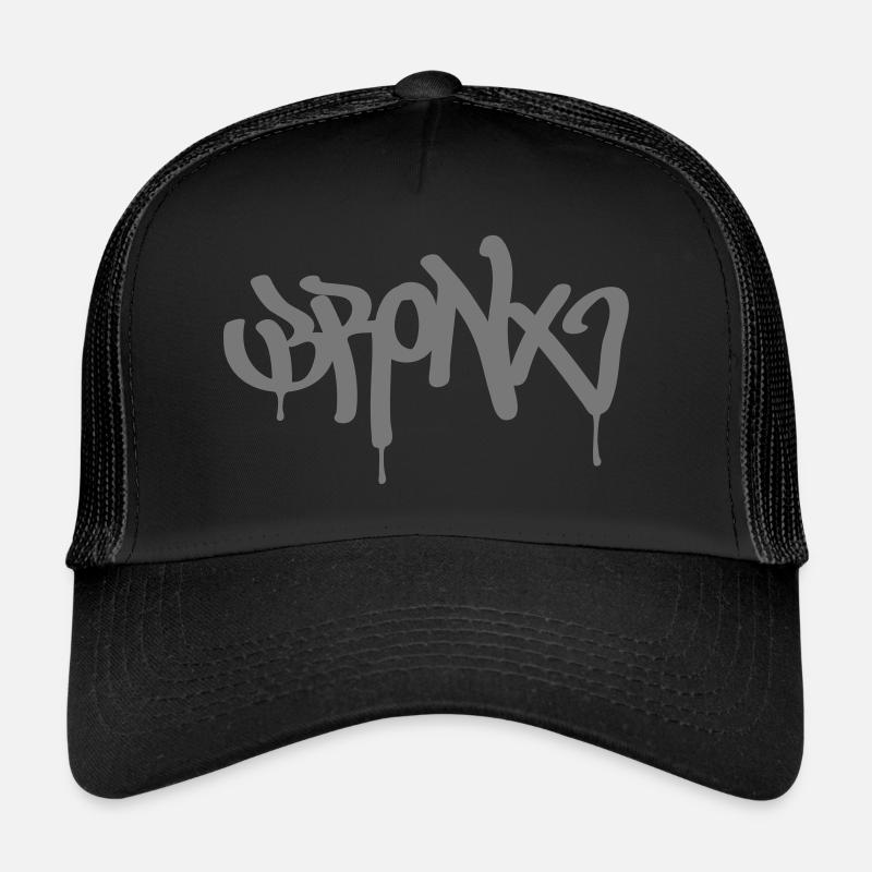 BRONX - Casquette trucker  - noir/noir