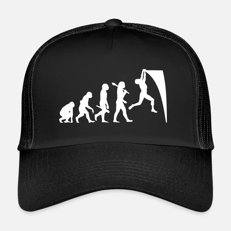 Evolution du guerrier ninja - Casquette trucker  - noir/noir