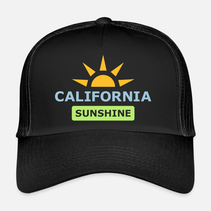 ★ couleurs de conception interchangeables ★ California Sunshine Casquette trucker 