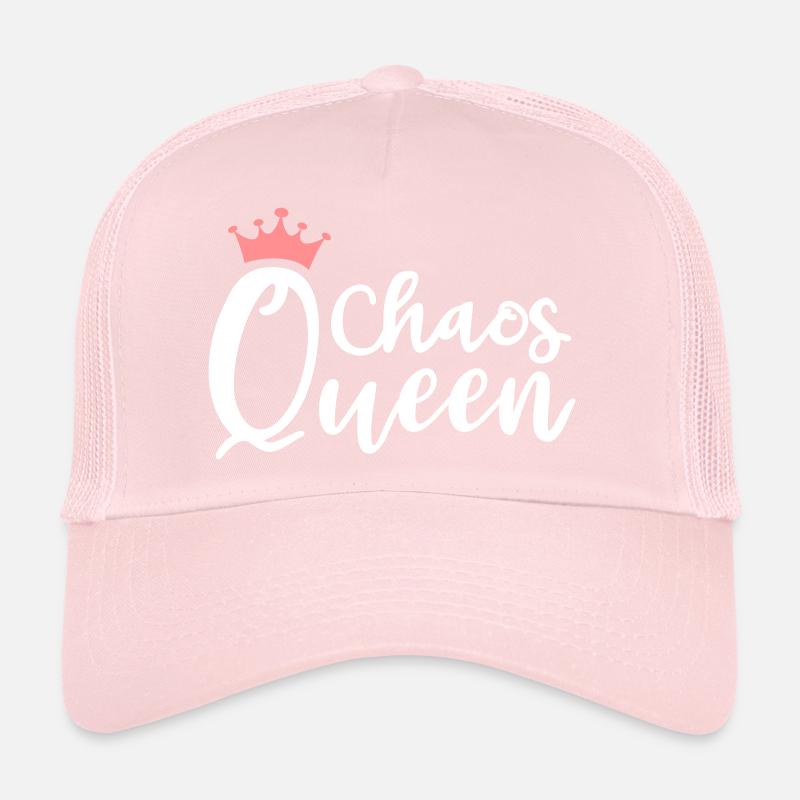 Chaos Queen Chaotin mess messy queen queen mess Casquette trucker 