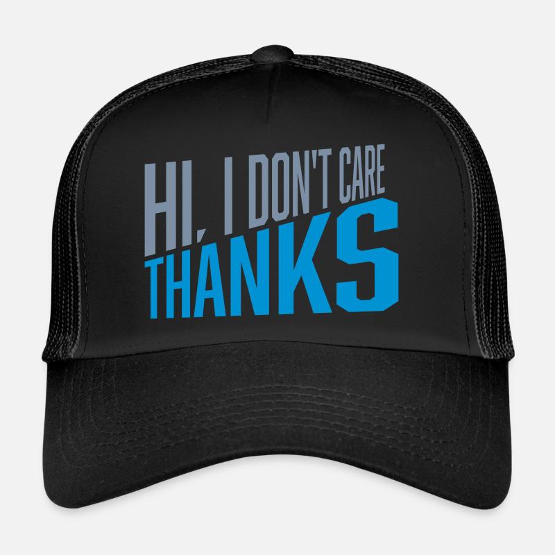 Salut je m’en fiche Casquette trucker 