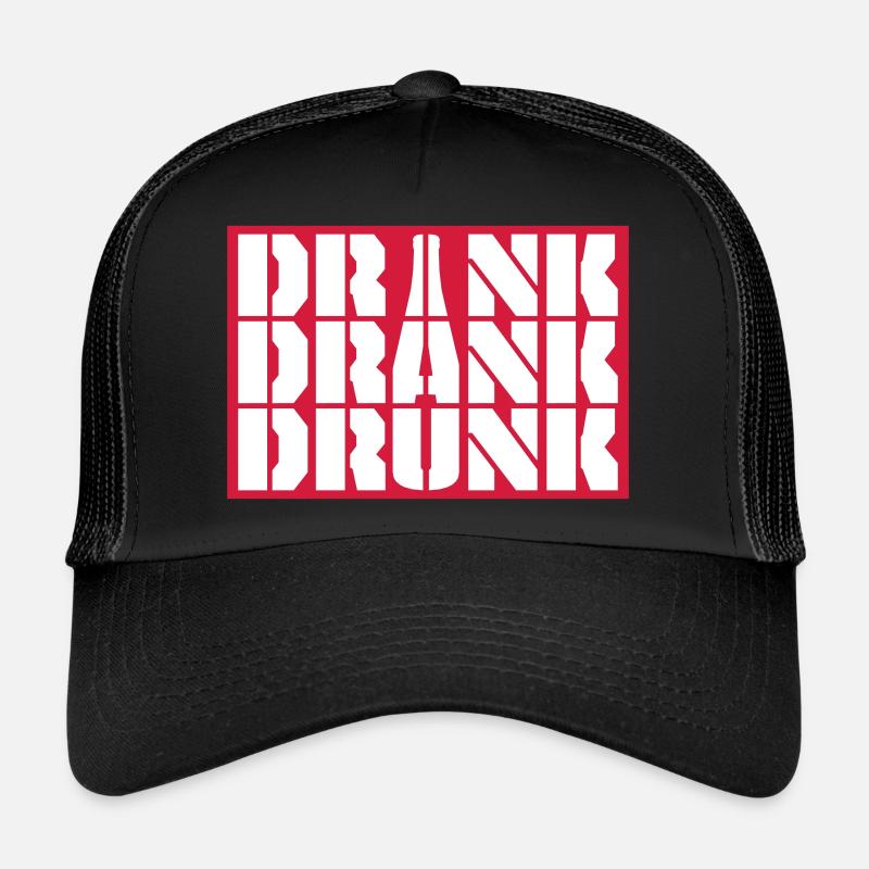 boire bu ivre citation Casquette trucker 